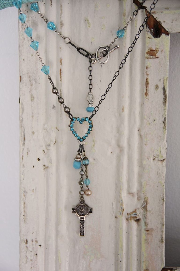 Freshwater Pearl And Crystal Jewelry Set