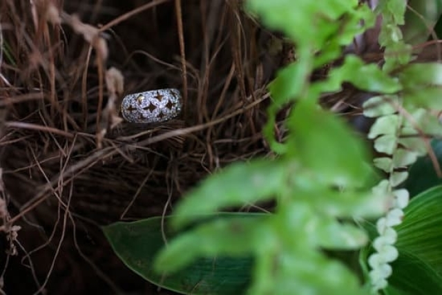 Generic Blue Cardboard Jewelry Box Gold Detail 1 Generic Blue Cardboard Jewelry Box Gold Detail