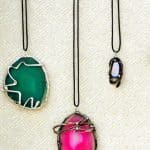 Hexagon pave pendant with intricate bead cap, perfect for jewelry making with a touch of elegance