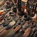 Embracing free-spirited elegance with colorful beads and intricate designs