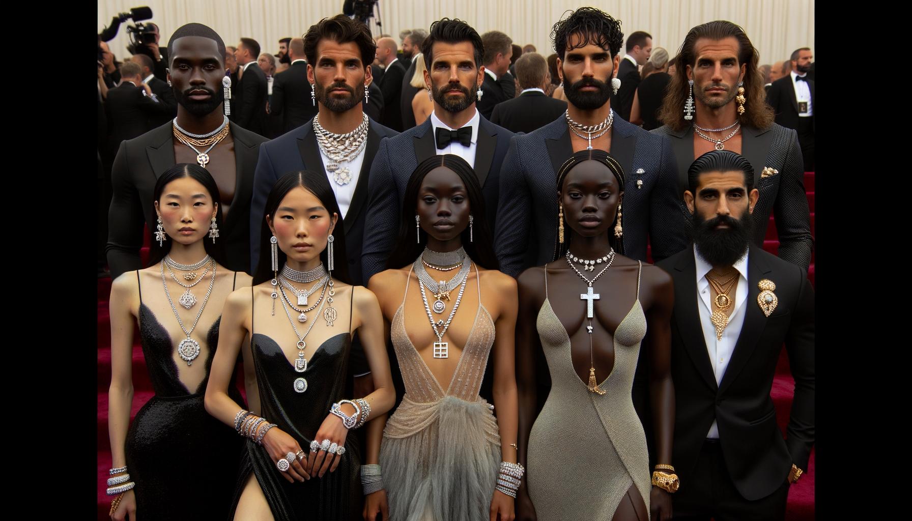 Celebrity jewelry trends showcasing dazzling diamonds and stunning statement pieces on the red carpet