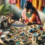 a sustainable approach showcases eco-friendly and innovative designs using repurposed elements