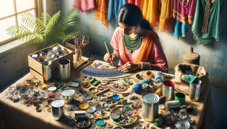 Creating Jewelry With Recycled Materials: A Sustainable Approach 1 a sustainable approach showcases eco-friendly and innovative designs using repurposed elements