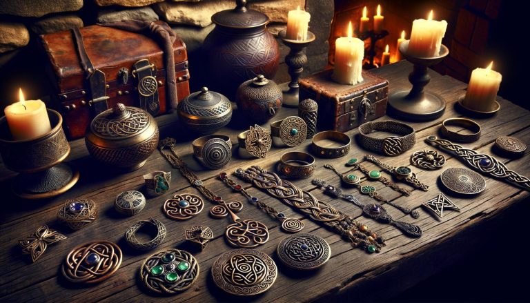 Exploring the history of Celtic jewelry, showcasing ancient designs and intricate craftsmanship
