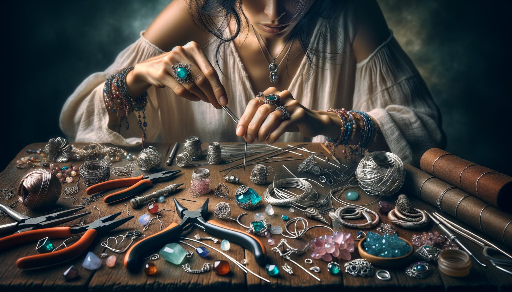 Handcrafted Jewelry: The Art of Artisan Design 1 The art of artisan design, showcasing intricate, unique pieces made with care and skill