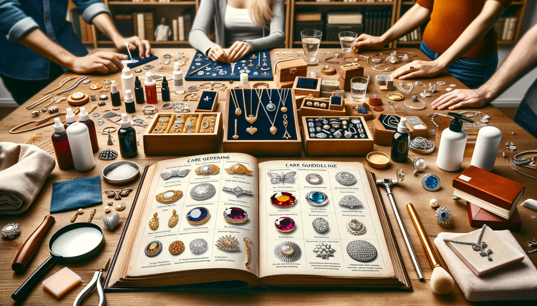 How to Care for Different Jewelry Materials: A Comprehensive Guide 1 A COMPREHENSIVE GUIDE covering tips for maintaining various types of jewelry
