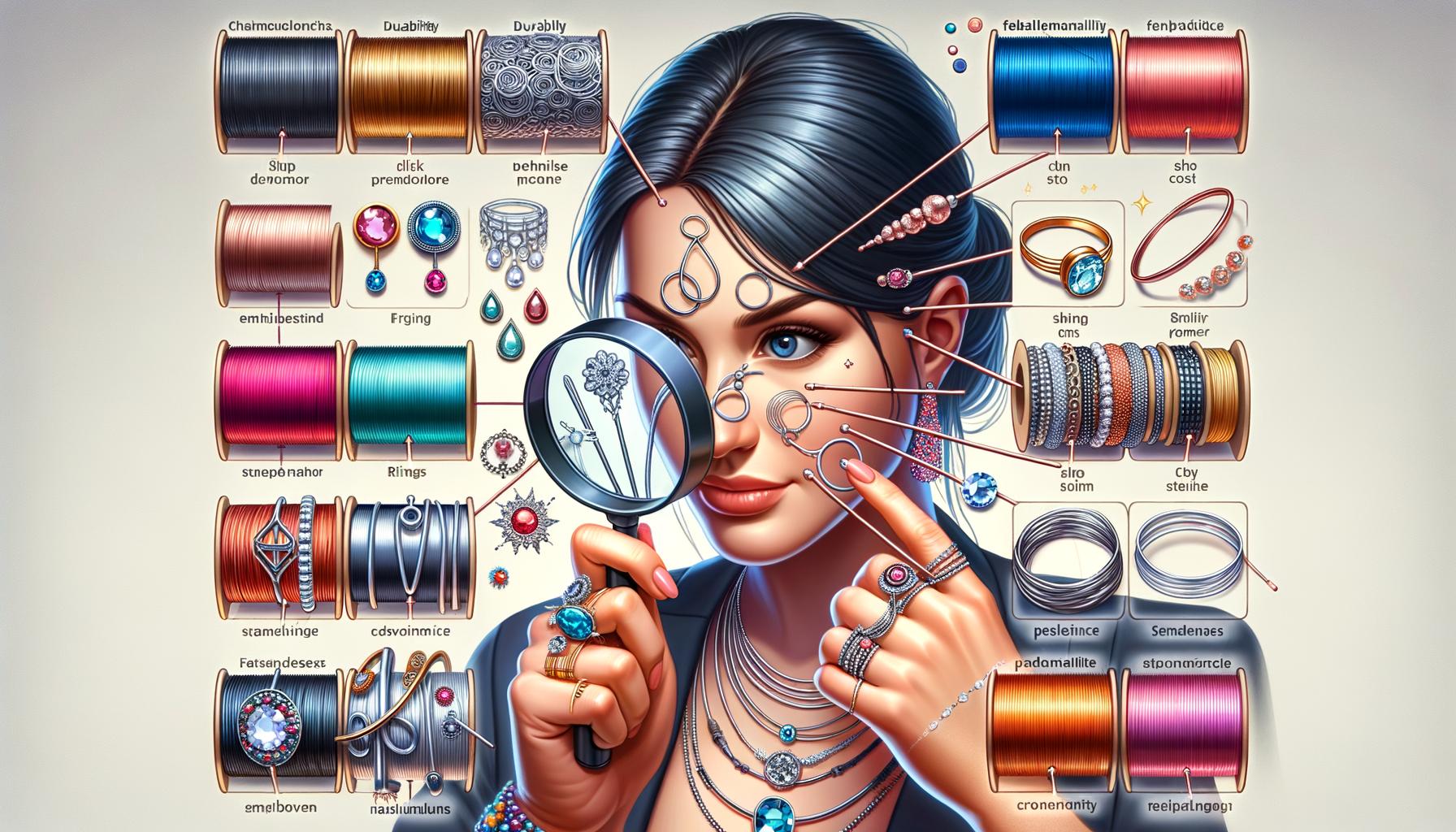 How to Choose the Right Wire for Your Jewelry Projects 1 Guide on how to choose the right wire for your jewelry projects, highlighting key considerations and tips