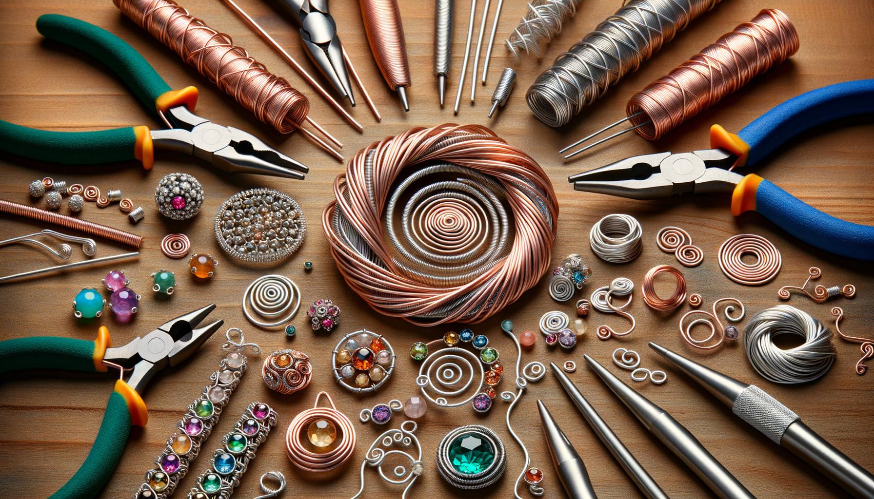 How to Create Stunning Wire-Wrapped Jewelry 1 Step-by-step guide on how to create stunning wire-wrapped jewelry with detailed instructions and tips