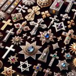 Jewelry in Religious Ceremonies: Crosses, Stars, and More Crosses, stars, and more showcasing diverse spiritual symbols