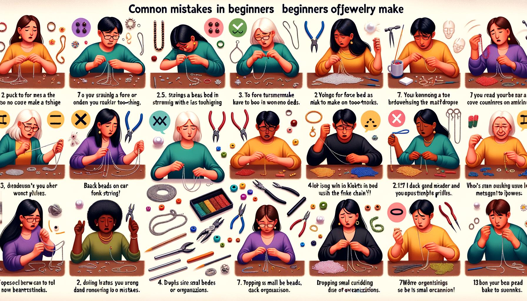 Jewelry Making for Beginners: Avoiding Common Mistakes 1 Avoiding Common Mistakes with basic techniques and tips for successful designs
