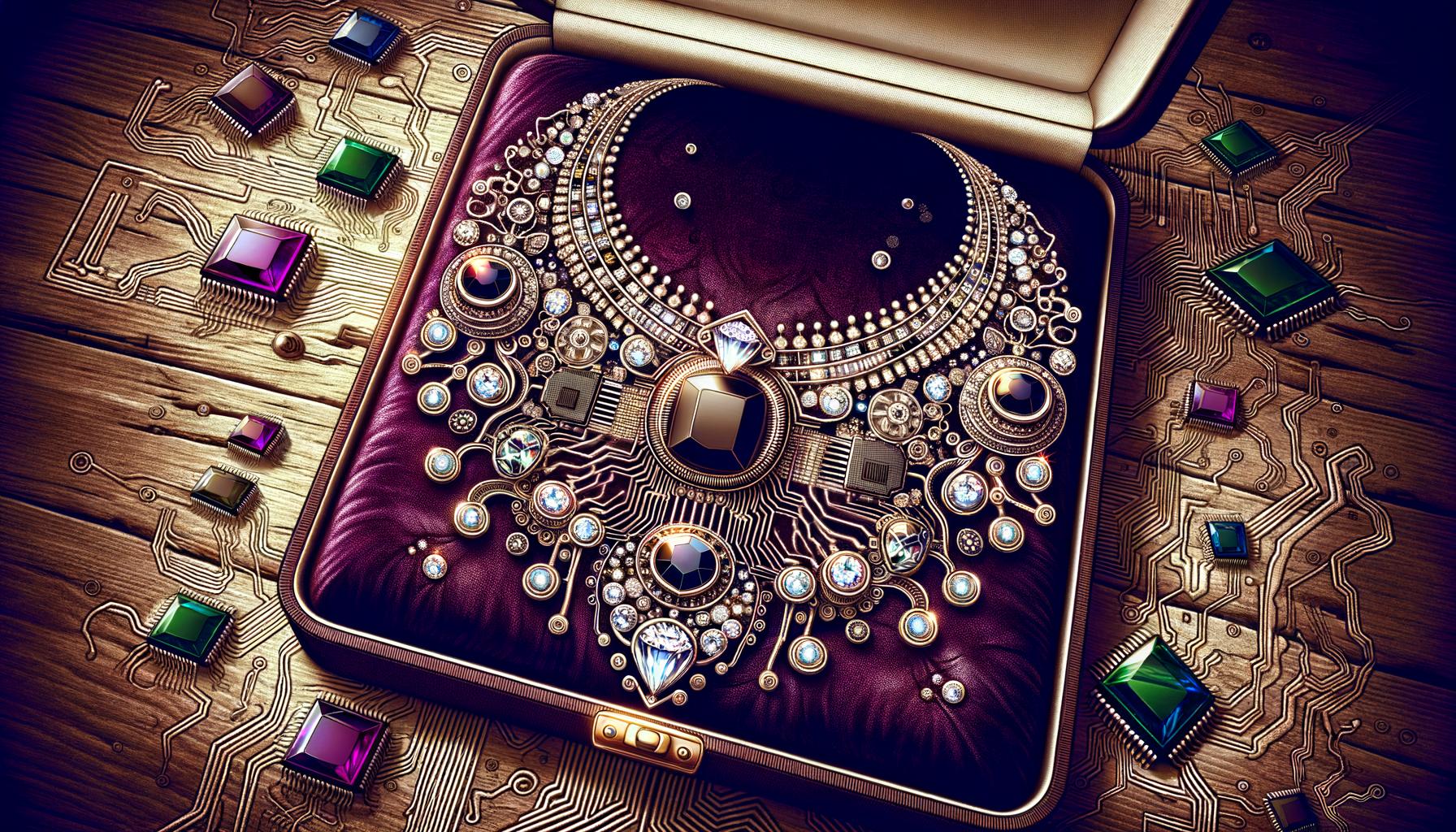 Modern jewelry technology showcasing precision-crafted designs using advanced tools and techniques for exquisite pieces