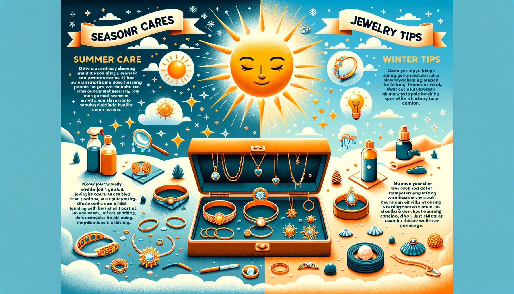 Seasonal Jewelry Care Tips: Summer vs. Winter 1 Summer vs. Winter to protect and maintain your jewelry year-round