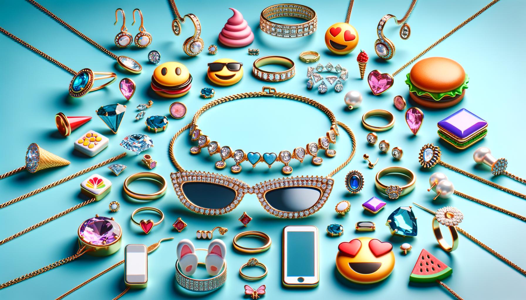 Jewelry design trends showcasing the influence of pop culture on modern jewelry