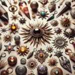 The Power of Amulets and Talismans in Different Cultures Image depicting the power of amulets and talismans in different cultures through various historical artifacts and symbols