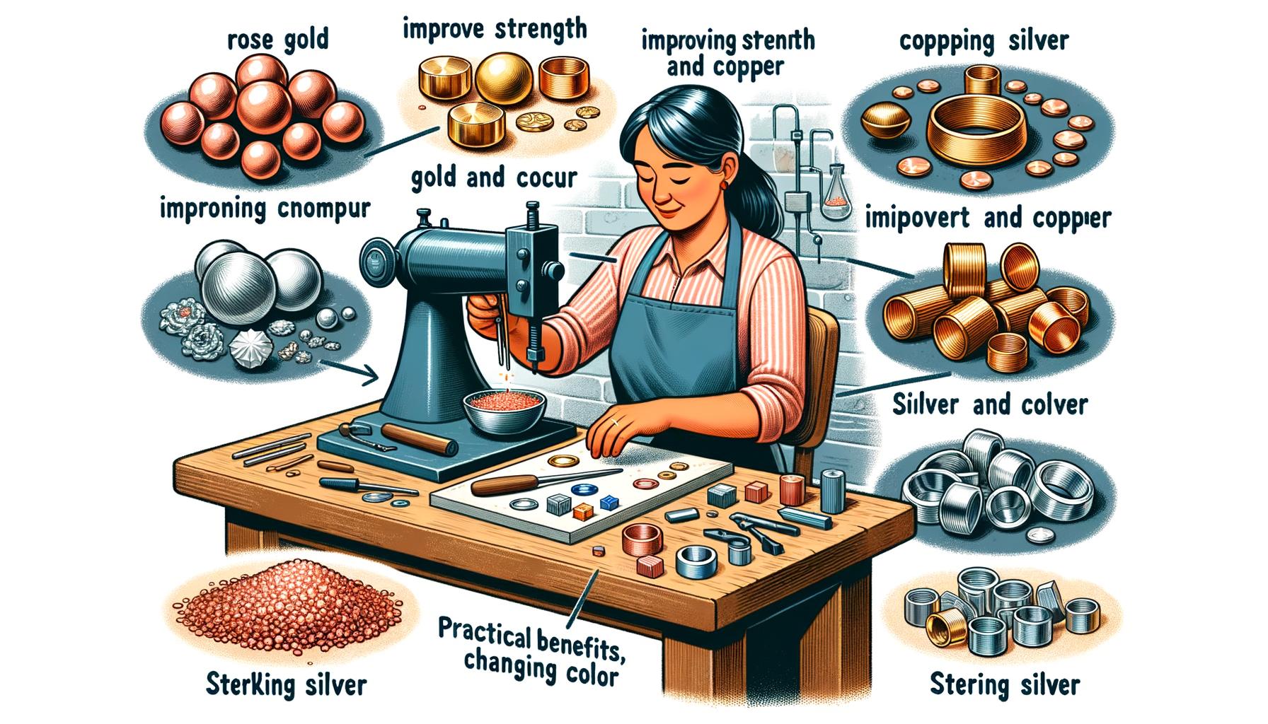 The Role of Alloys in Jewelry Making: What You Should Know 1 WHAT YOU SHOULD KNOW--How mixtures enhance durability and beauty of jewelry