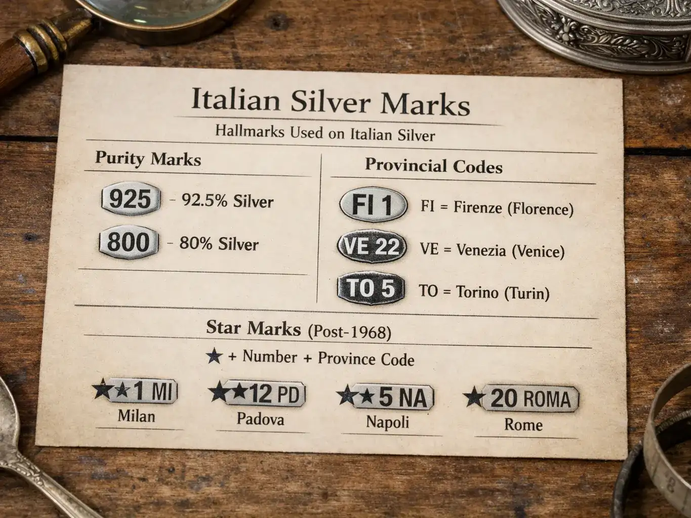 What Does 923 Italy Mean On Jewelry Complete guide to Italian silver jewelry hallmarks including 925 sterling mark 800 mark and provincial codes risultato
