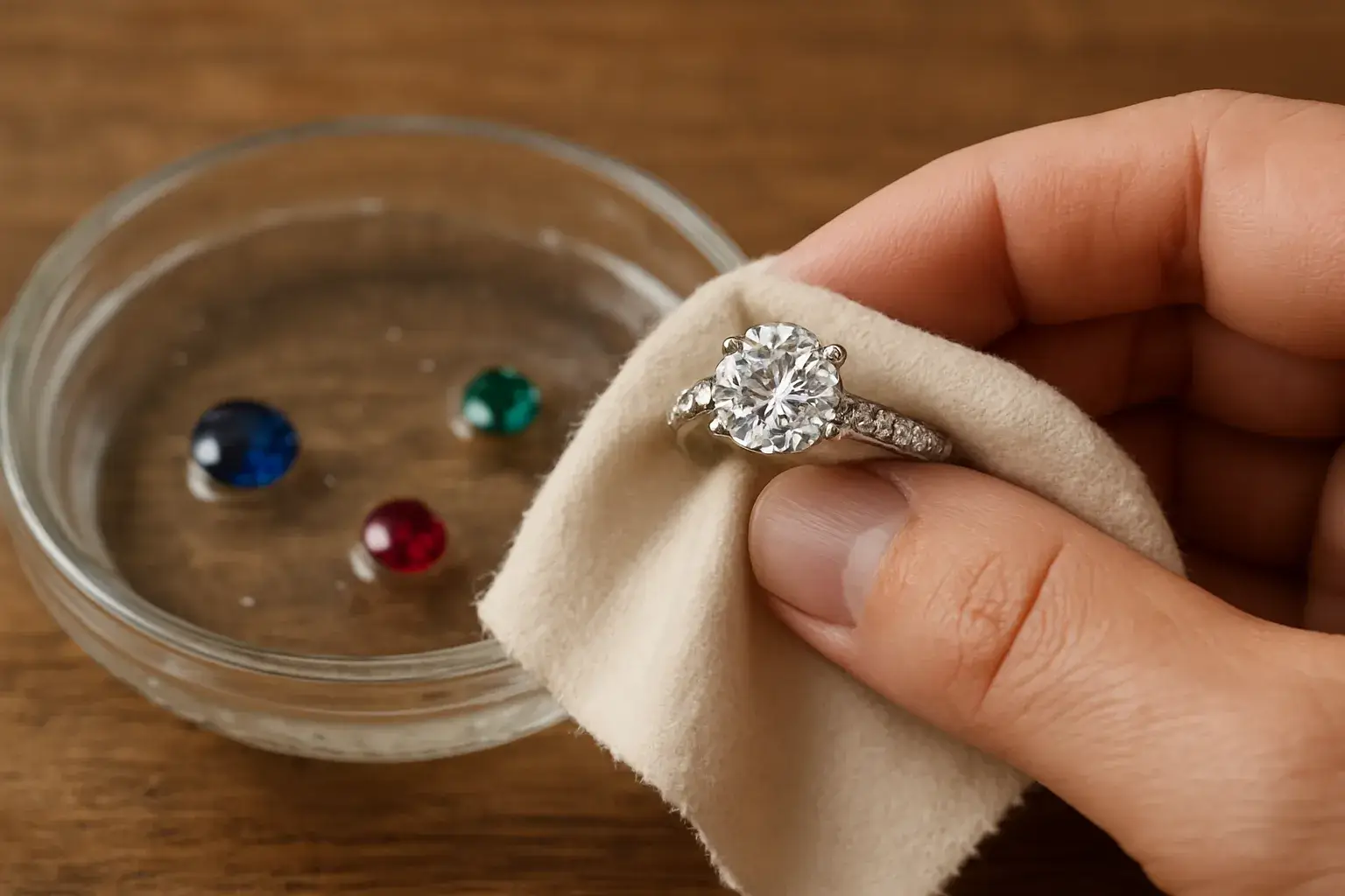 How to Clean Diamond Rings & Gemstones