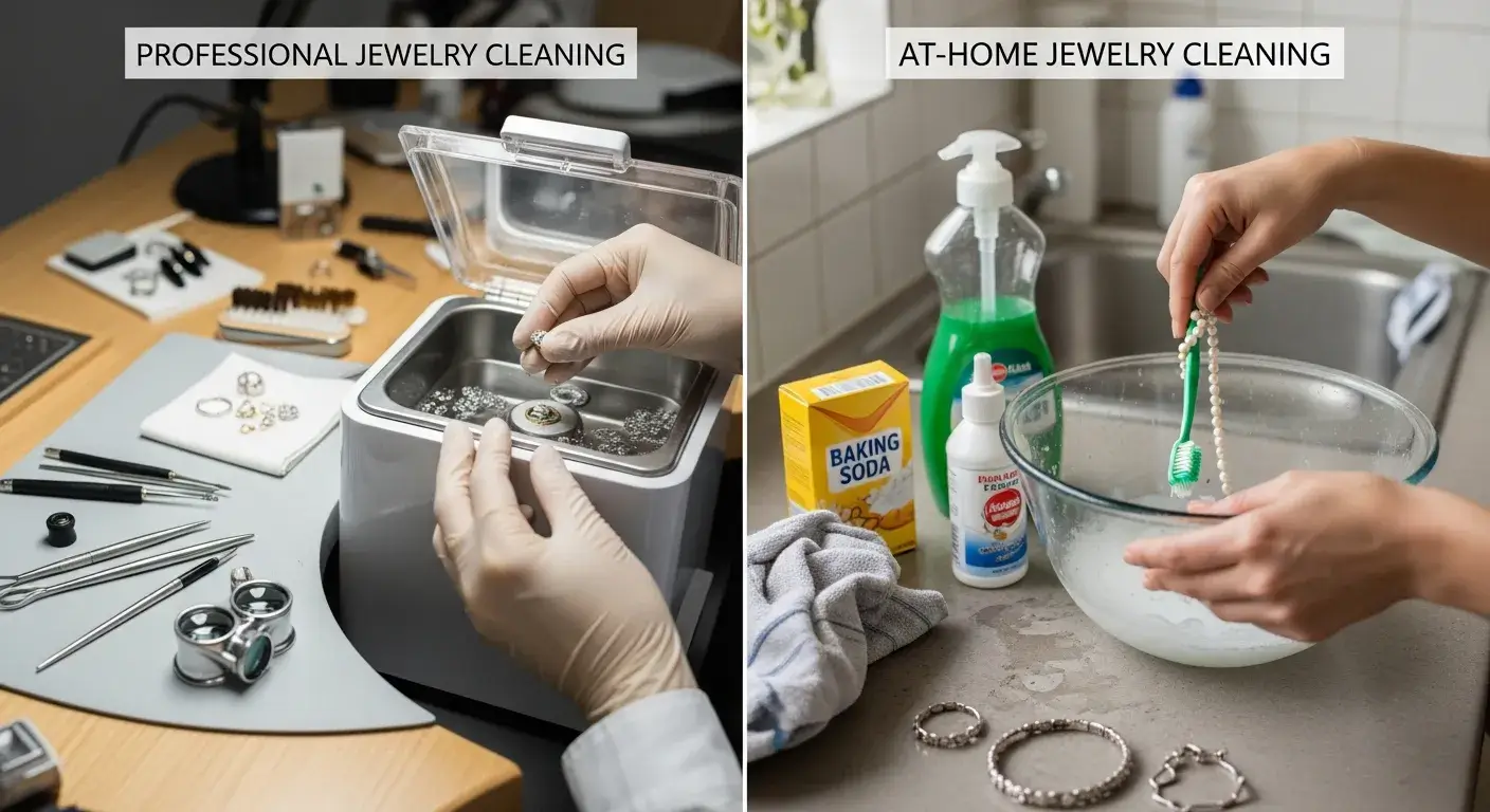 Professional vs At-Home Jewelry Cleaning