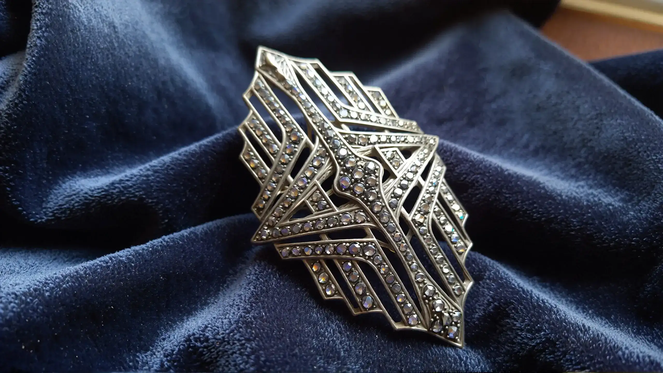 What Happened To Judith Jack Jewelry Vintage Judith Jack sterling silver marcasite brooch showing intricate Art Deco design and hand-set stones_risultato