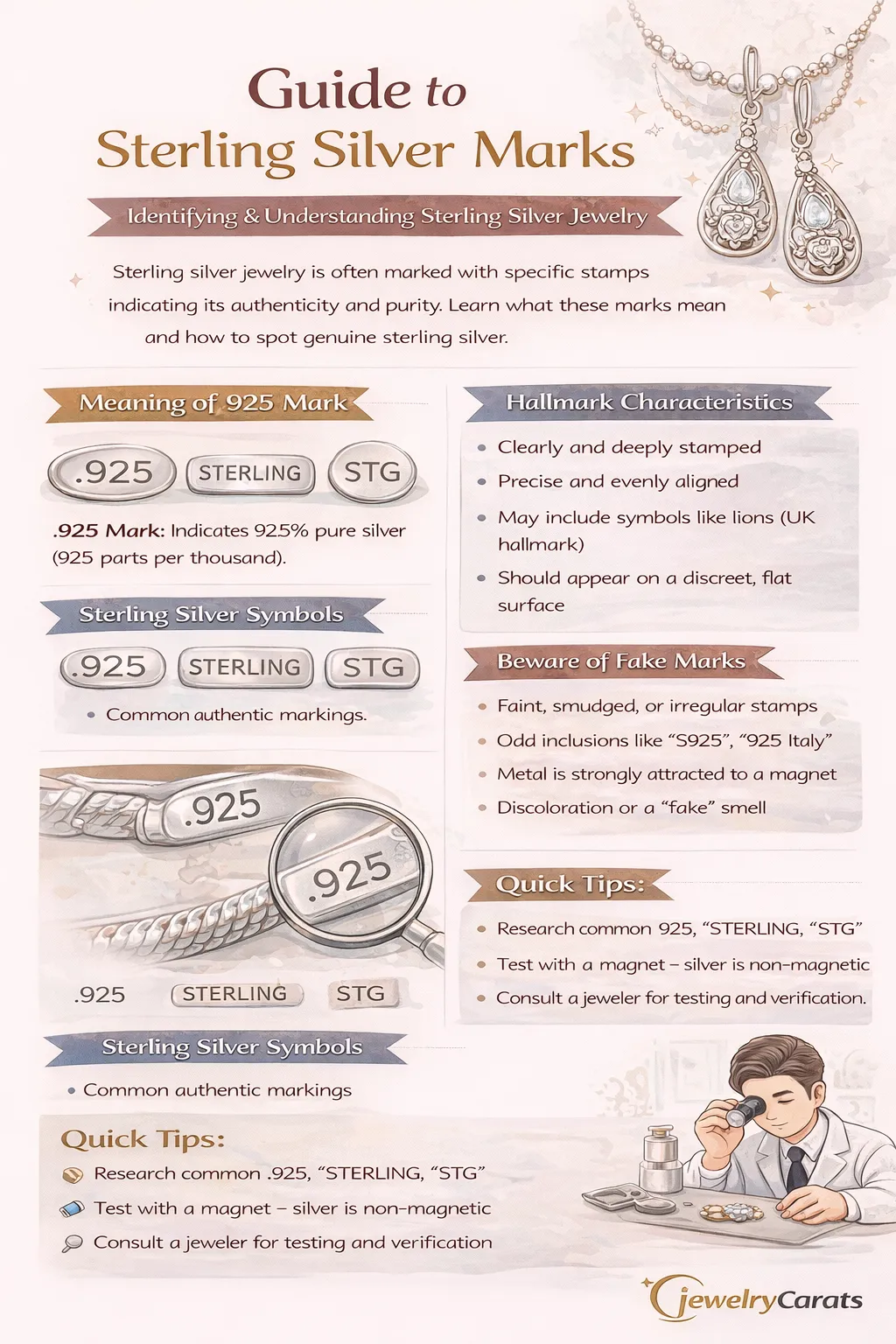 Sterling Silver Marks: Complete Identification Guide