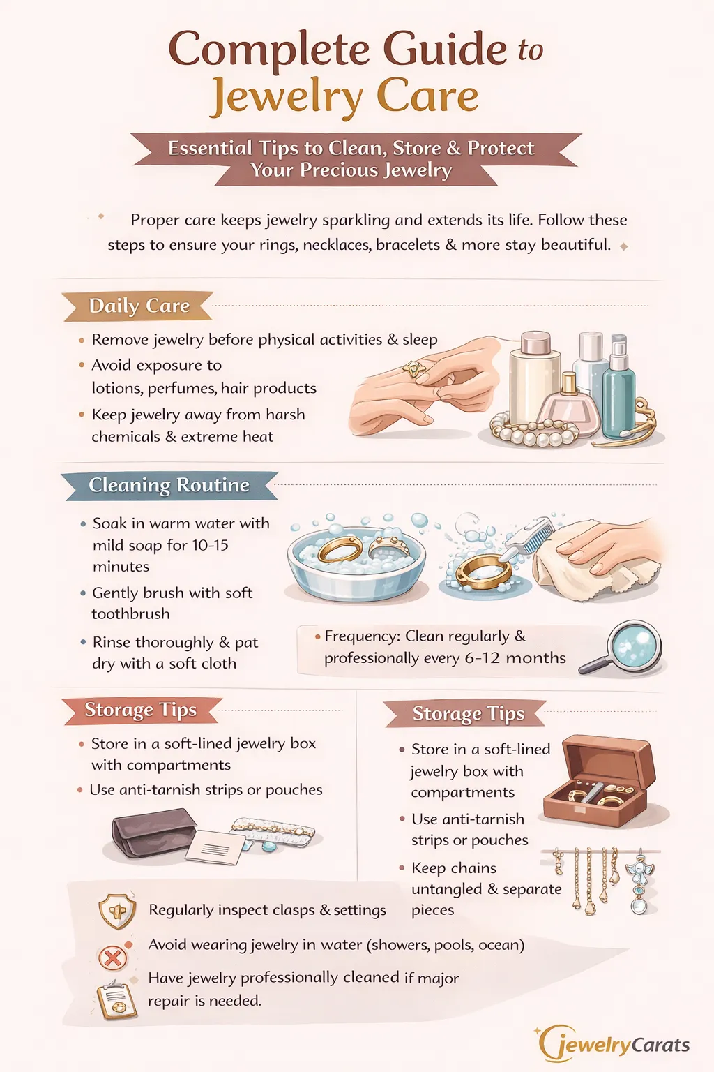 The Complete Guide to Jewelry Care & Maintenance (2026) The Complete Guide to Jewelry Care